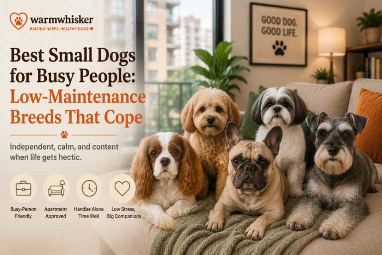 Best Small Dogs for Busy People: Low-Maintenance Breeds That Cope