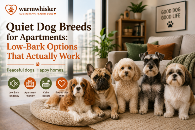 Quiet Dog Breeds for Apartments: Low-Bark Options That Actually Work