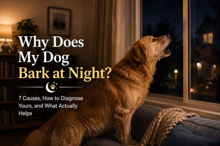 Why Does My Dog Bark at Night? 7 Causes and What to Do