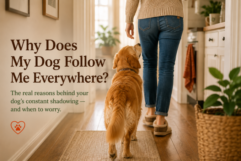 Why Does My Dog Follow Me Everywhere? Understanding Attachment and Velcro Dog Behavior