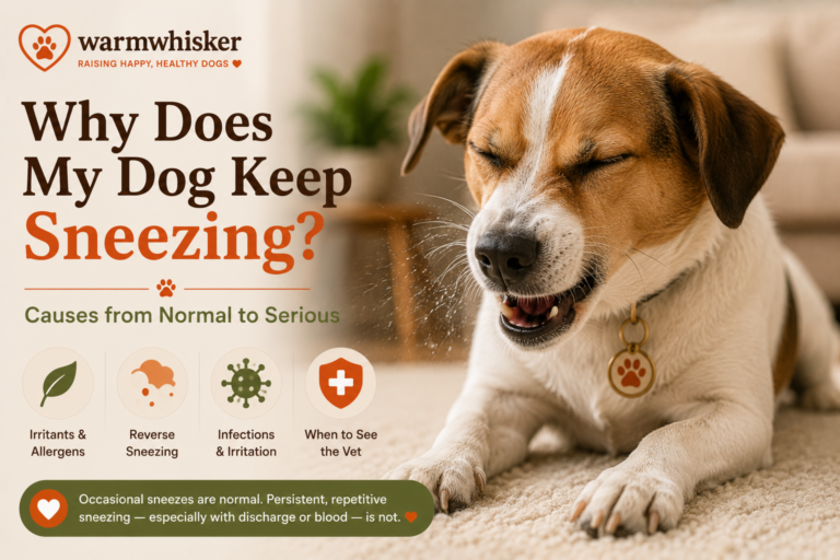 Why Does My Dog Keep Sneezing? Causes from Normal to Serious