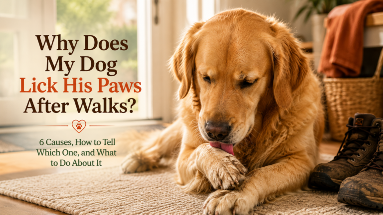 Why Does My Dog Lick His Paws After Walks