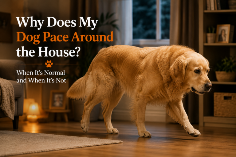 Why Does My Dog Pace Around the House? When It's Normal and When It's Not