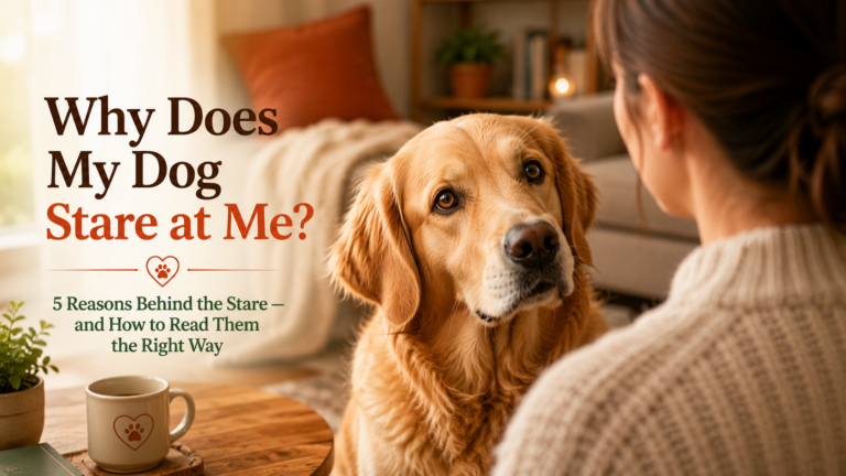 Why Does My Dog Stare at Me? Understanding Dog Eye Contact and Body Language
