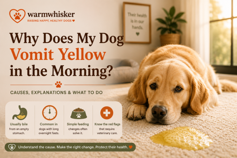 Why Does My Dog Vomit Yellow in the Morning? Causes and Fixes