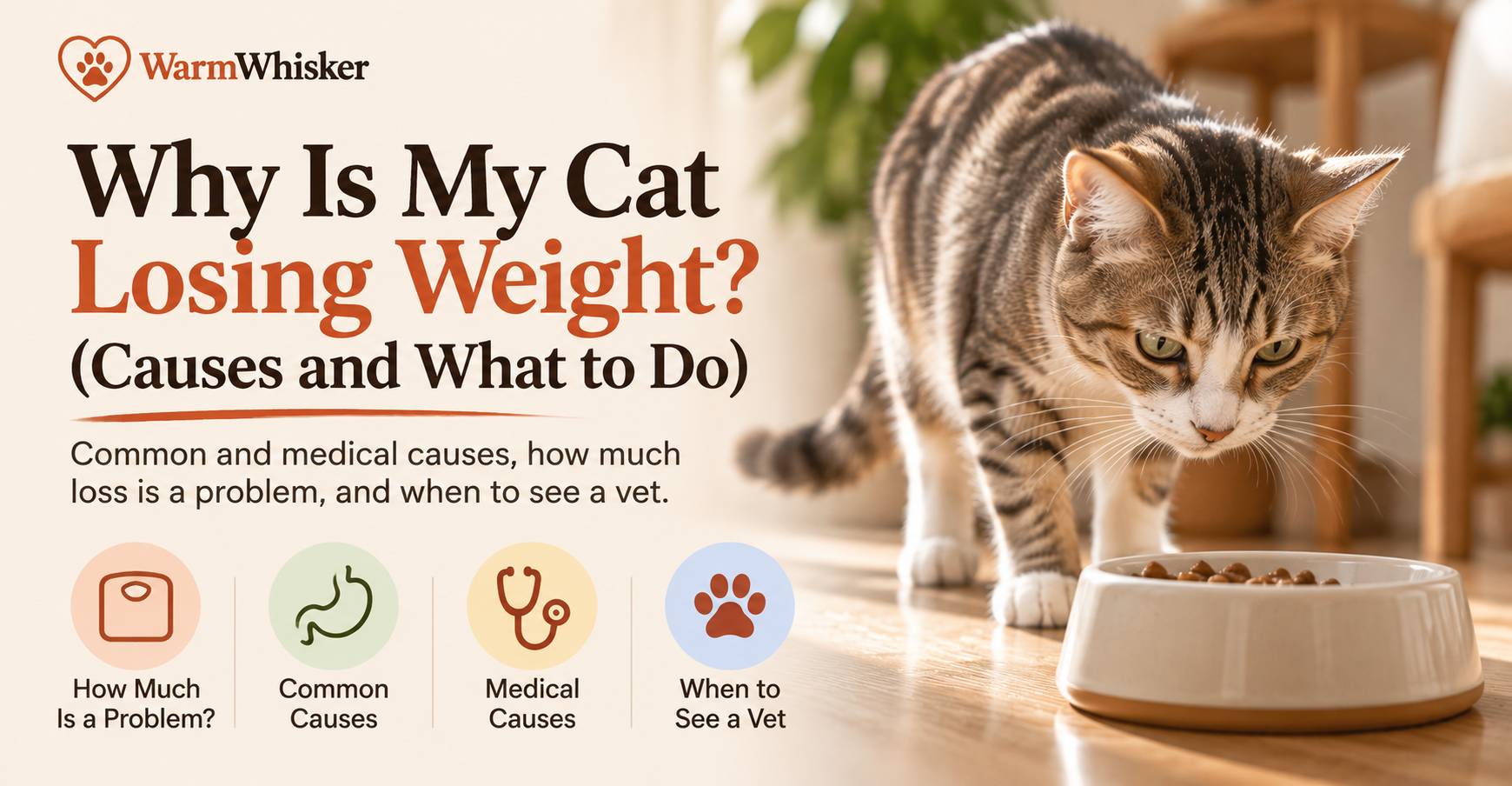 A cat being weighed on a small pet scale in a home environment, illustrating the importance of routine weight monitoring for detecting health changes