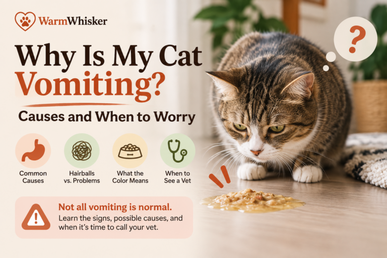 Why Is My Cat Vomiting?